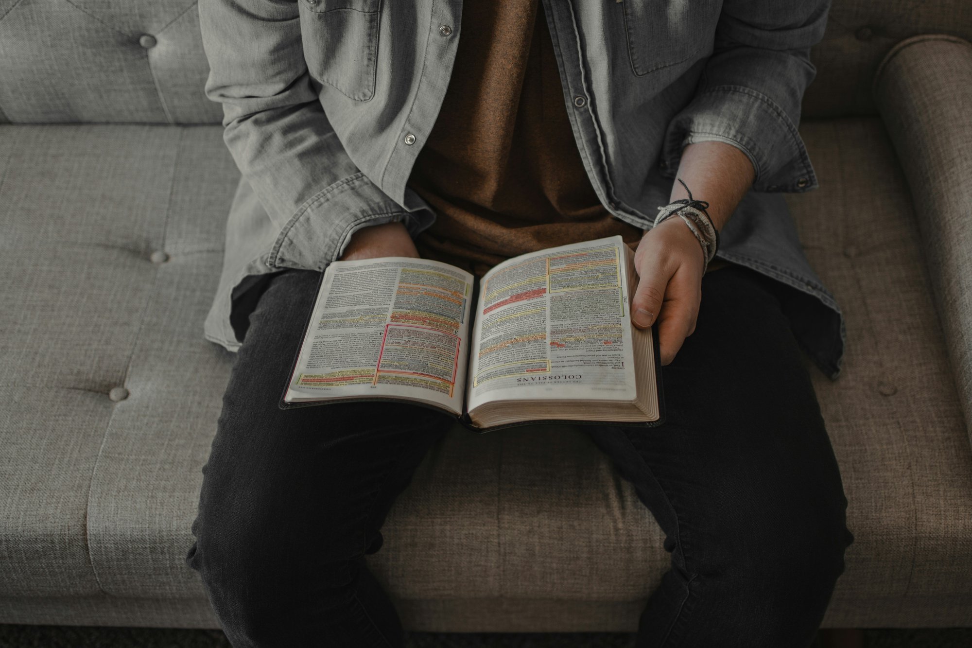 zwammer reading his bible - by aaron-owens